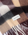 Arctic Fox Reykjavik Scarf in Plum Check