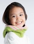 Kids Varsity Balaclava in Lime