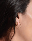 Mini Flora Hoop Earrings