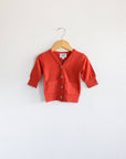 Polished Prints Bamboo Layering Cardigan in Bright Red