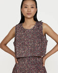 LAUDE the Label Cropped Button Vest