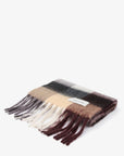 Arctic Fox Reykjavik Scarf in Plum Check