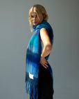 Arctic Fox Reykjavik Scarf in Blue Check