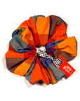 Zero-Waste Scrunchie: Berry Patch Buffalo Check