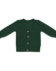 Polished Prints Bamboo Layering Cardigan in Forest Green