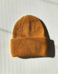 Billy Bamboo Royal Angora Wool Beanie in Amber