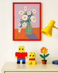 Textured Vase Art Print