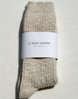 Le Bon Shoppe Cottage Socks in Oatmeal