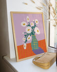 Textured Vase Art Print