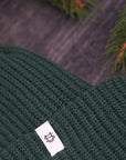 Upcycled Cotton Watchcap in Adirondack Green