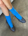Le Bon Shoppe Cottage Socks in Laguna Blue
