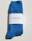 Le Bon Shoppe Cottage Socks in Laguna Blue