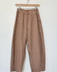 Le Bon Shoppe Arc Pants in Cinnamon Gingham