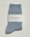 Le Bon Shoppe Her Socks in Morning Mist Glitter