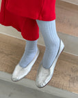 Le Bon Shoppe Her Socks in Morning Mist Glitter