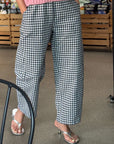 Le Bon Shoppe Arc Pants in Navy Gingham