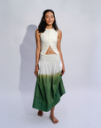 Bailey Renee Resonance Skirt in Sage Dip Dye