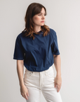 Rawson Vintage Two Tone Ringer Tee in Ocean Blue