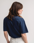 Rawson Vintage Two Tone Ringer Tee in Ocean Blue