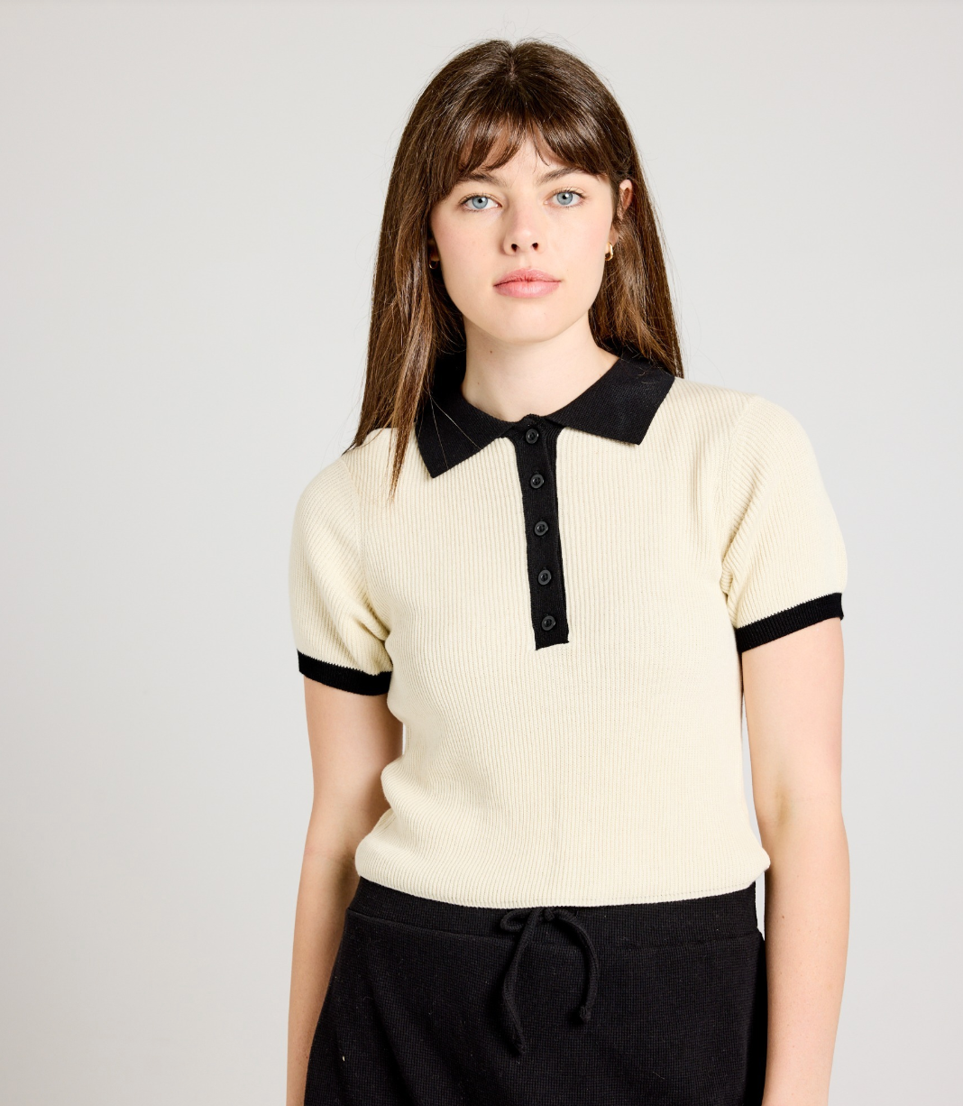 MY NET SHORT POLO KNIT エクリュ MY NET SHORT POLO KNIT エクリュ - メルカリ