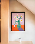 Textured Vase Art Print