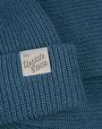 Upcycled Cotton Watchcap in Aqua