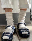 Le Bon Shoppe Cottage Socks in Oatmeal