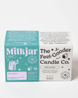 Milk Jar Soy Candle in Woodland