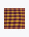 All Roads Grid Napkin Pair in Cranberry