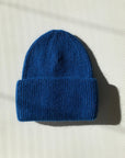 Billy Bamboo Royal Angora Wool Beanie in Blue sapphire