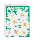 Congrats Poppies greeting card