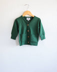 Polished Prints Bamboo Layering Cardigan in Forest Green