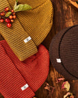 Upcycled Cotton Watchcap in Goldenrod