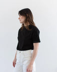 Rawson Vintage Two Tone Ringer Tee in Black