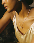 Monéh Brisel Sol Necklace in Brass