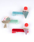 Ice Cream Hair Clips