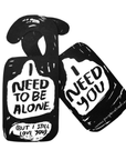 Alone Time Door Hanger