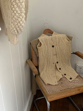 Load image into Gallery viewer, Wool Cable Knit Vest
