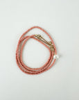 Millhouse Collection Khadi Necklace in Pink Terra Cotta