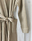 Honest Cotton Fall Cotton Robe in Cream