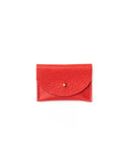 Primecut Cardholder in Tomato Leather