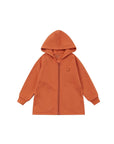 Norsu Toddler Organic Fleece Hooded Jacket in Rust