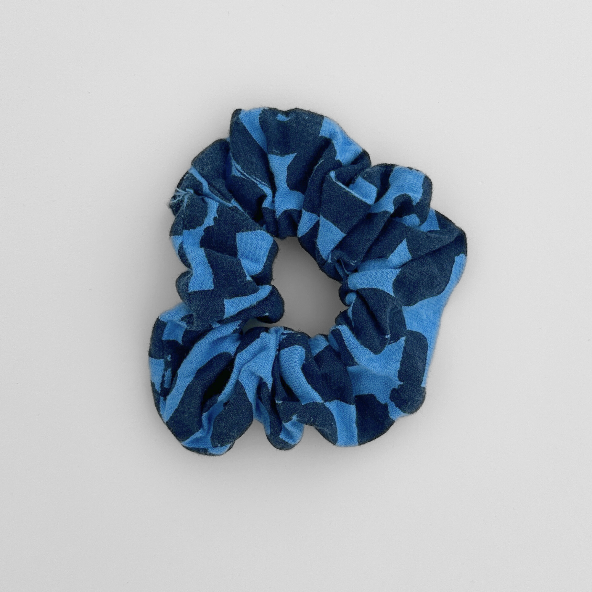 Jenny Pennywood Zero Waste Scrunchie in Electric Blue