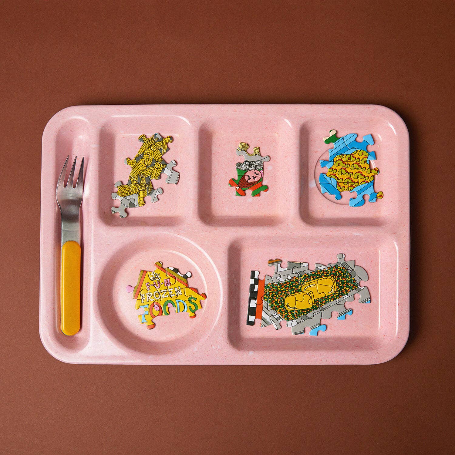 La Puzz TV Dinner Jigsaw Puzzle