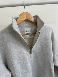 French Terry Noah Top - Heather Grey