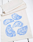 Oyster Tea Towel in Blue-Violet