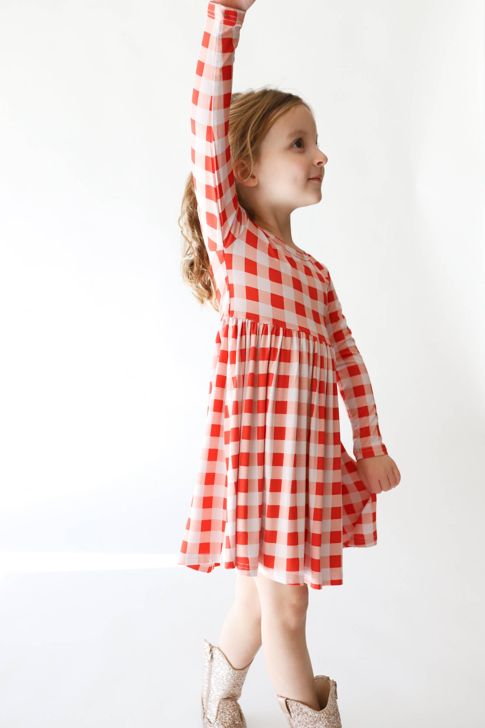 Polished Prints Kit Plaid Adventure Dress