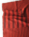 Striped Tea Towel in Ruby