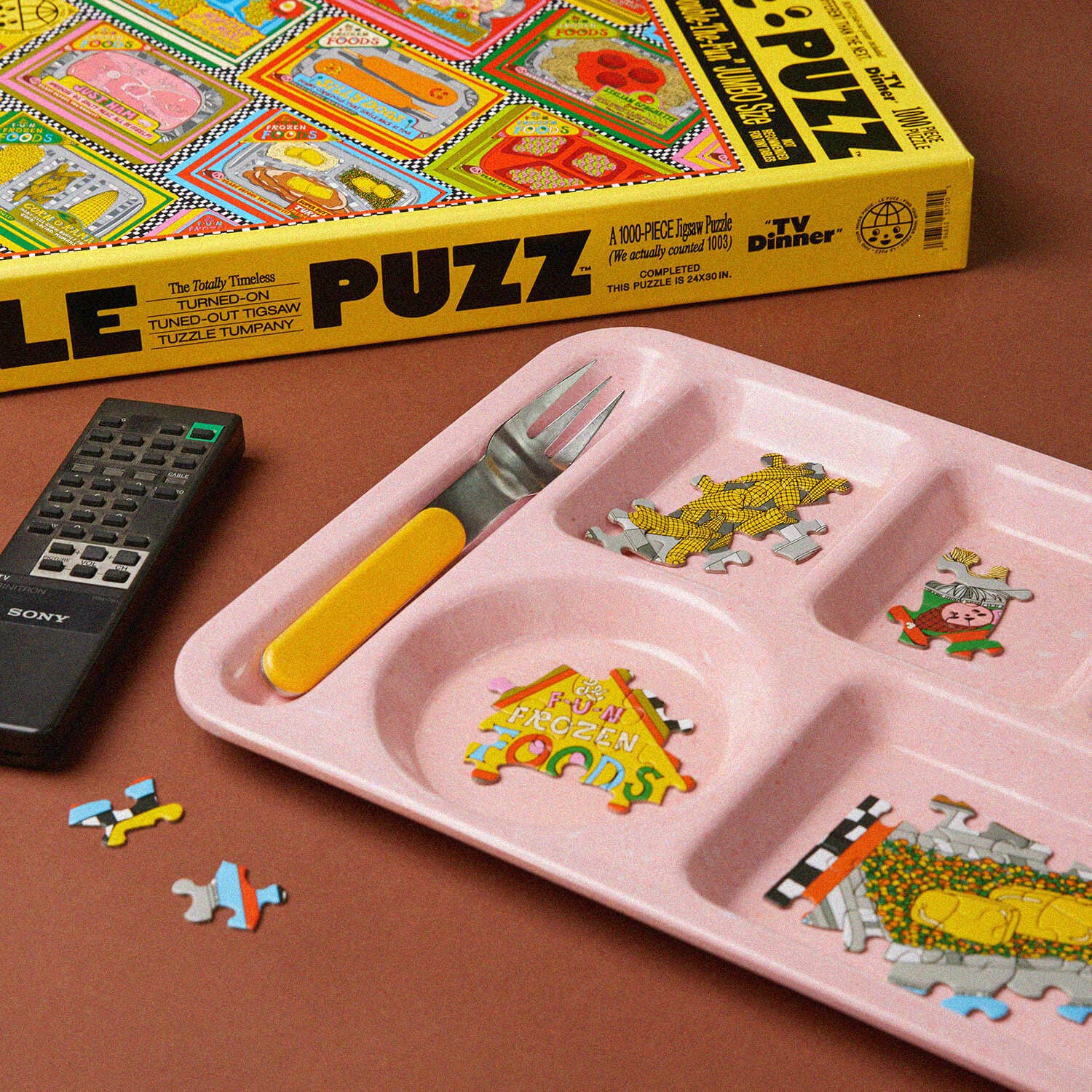 La Puzz TV Dinner Jigsaw Puzzle