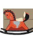 Rocking Horse - Die Cut Card